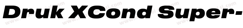 Druk XCond Super字体转换